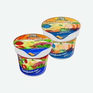 Пюре картоф.б/п А и С с говядиной, с курицей 37гр