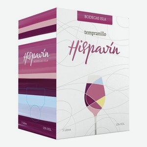Вино Испавин Темпранильо DO LA MANCHA Красное Сухое 3л