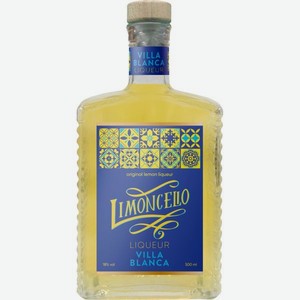 Ликер ВИЛЛА БЛАНКА Лимончелло Десертный 0.5л