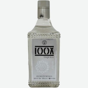 Текила 100 X Сильвер 0.75л