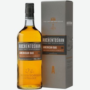 Виски АКЕНТОШАН АМЕРИКАН ОАК Scotch Single Malt Lowlands 0.7л