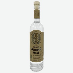 Водка Дикий Мед на прополисе 0.5л