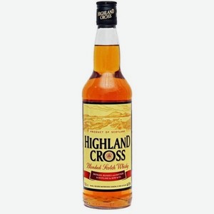 Виски ХАЙЛЕНД КРОС 3 года SCOTCH BLENDED 0.7л