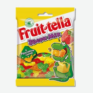 Мармелад жевательный Fruittella Звери Mix 70 г
