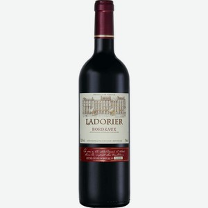 Вино АОС Ладорье Бордо красн.сух. (12,5%) 0,75 л. Франция