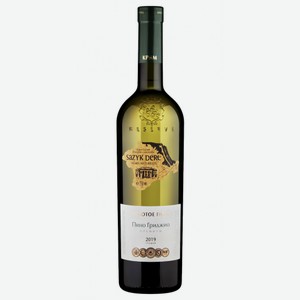 Вино сортовое Пино Гриджио Сазык Дере бел.сух. (13,5%) 0,75 л, Россия