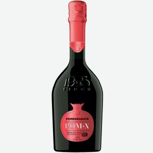 Винный напиток игристый красный сладкий Пом-Икс ГРАНАТ 0.75 л