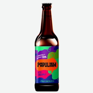 ДЖОУС вермонт ипа POPULISM Sabro 6,5% 0,45л ж/б