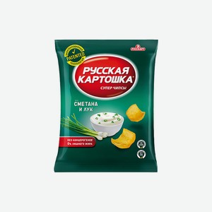 Чипсы Русская картошка Сметана Лук 20гр