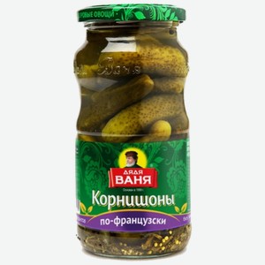 Корнишоны Дядя Ваня консервированные по-французски 460мл