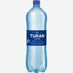 Вода  Туран  Газированная, в пластиковой бутылке, 1500 мл
