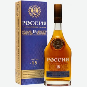 Коньяк  Россия  КС 15-летний, в подарочной коробке, 500 мл