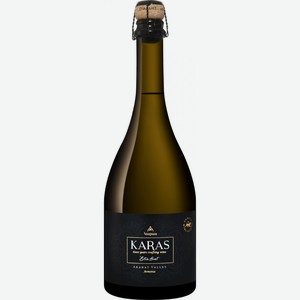Вино  Карас  Экстра Брют, 750 мл, Игристое-белое, Сухое