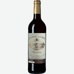 Вино Шато Люсьер, 2014, 2014, 750 мл, Красное, Сухое