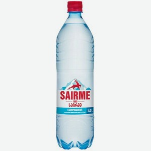 Вода  Саирме  Газированная, в пластиковой бутылке, 1000 мл