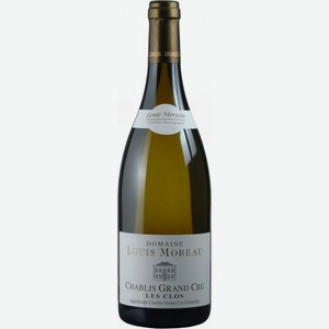 Вино Домен Луи Моро, Шабли Гран Крю  Ле Кло , 2018, 2018, 750 мл, Белое, Сухое