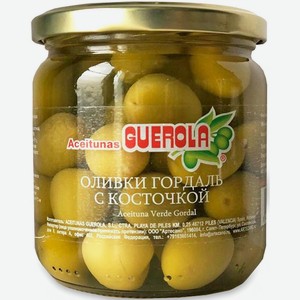 Бакалея  Гуэрола  Оливки Гордаль с Косточкой,