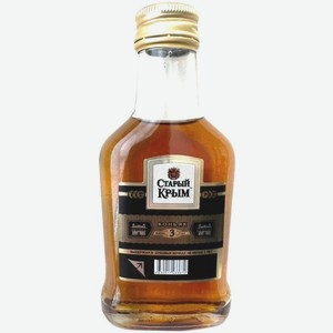 Коньяк  Старый Крым  3-летний, 100 мл