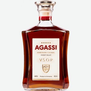 Коньяк  Агасси  В.С.О.П, 500 мл