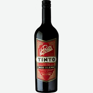 Вино Ла Поста, Тинто, 2019, 2019, 750 мл, Красное, Сухое