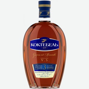 Коньяк  Коктебель  3 Звезды, 500 мл