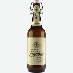 Пиво  Актиен  Оригинал Ландбир 1857, 500 мл, Светлое, Фильтрованное