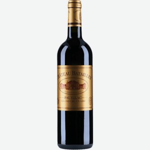 Вино Шато Батайе, 2015, 2015, 750 мл, Красное, Сухое