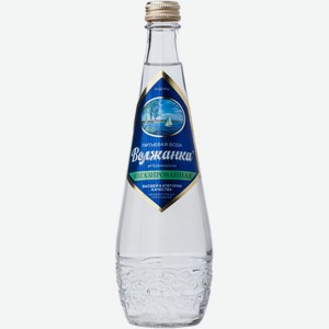 Вода  Волжанка  негазированная, в стеклянной бутылке, 500 мл