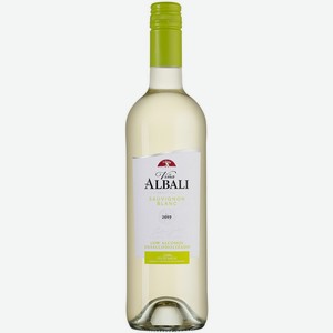 Вино  Винья Альбали  Совиньон Блан безалкогольное, 2019, 2019, 750 мл, Белое, Полусухое