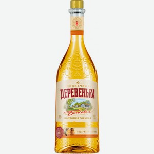 Ликер  Солнечная деревенька  Бочковая, настойка горькая, 500 мл