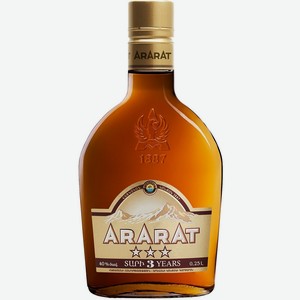 Коньяк  Арарат  3 звезды, 250 мл