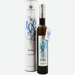 Вино Фанагория,  Айс Вайн  Рислинг, в тубе, 375 мл, Белое, Сладкое