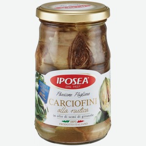 Бакалея Ипосеа, Артишоки Алла Рустика в Масле,