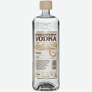 Водка Koskenkorva Original 40% 1 л.