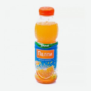 Палпи Добрый Апельсин 0,45л
