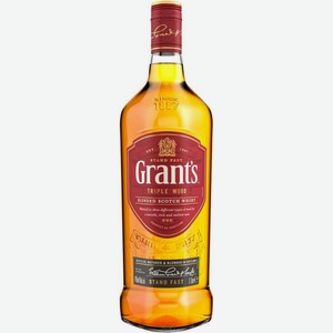 Виски Grant s Triple Wood 3 года, 1л Великобритания
