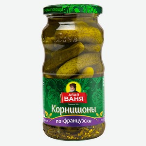 Огурцы «Дядя Ваня» корнишоны по-французски, 420 г