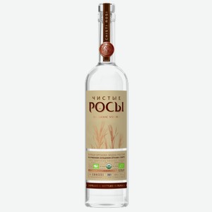 Водка Чистые Росы из ячменного зерна 0.5л