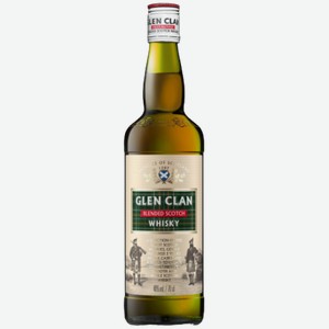Виски GLEN CLAN Blended Scotch Whisky 0.7л