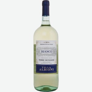 Вино  Вилла Альбиони  Бьянко, 2019, 2019, 1500 мл, Белое, Сухое