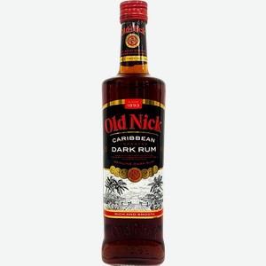 Ром Old Nick Caribbean Dark 37.5% 0.7 л.