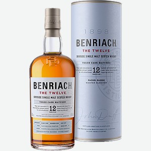 Виски BenRiach The Twelve 12 y.o. Single Malt Scotch Whisky (gift box) 46% 0.7 л.