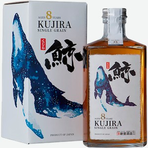 Виски Kujira Sherry & Bourbon Casks Single Grain Japanese Whisky 8 y.o. (gift box) 43% 0.5 л.