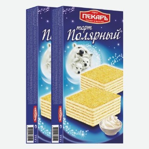 Торт вафельный Полярный Пекарь 210 г