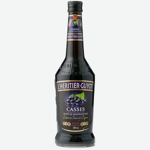 Ликёр L Heritier-Guyot Creme de Cassis de Dijon 15% 0.7 л.