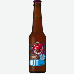 OUT premium малина-гранат полусладкая 0.45л