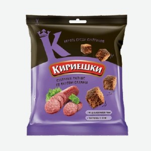 Сухарики Кириешки бекон 40г