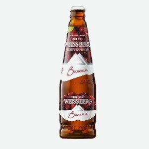 Пивной напиток Вайс Берг пшеничное со вкусом вишни 4% 0,44 л ст