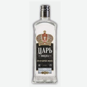 Водка ЦАРЬ 0.5л