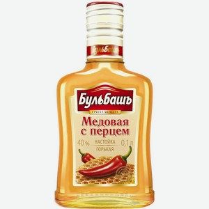 Ликер  Бульбашъ Медовая с перцем  Настойка горькая, 100 мл